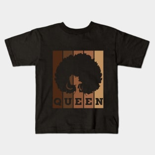 Black Queen Black Lives Matter Melanin Kids T-Shirt